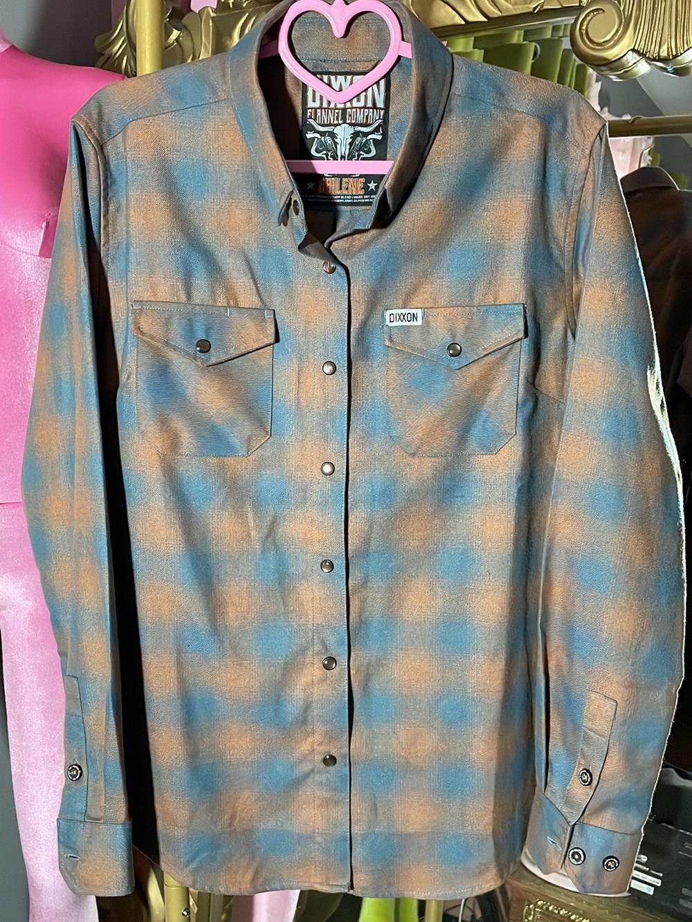 DIXXON Teal & Rust Workshirt